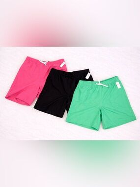 Old Navy Men’s Swim Trunks Bundle M Tall NWT Black Pink Green Quick Dry Shorts